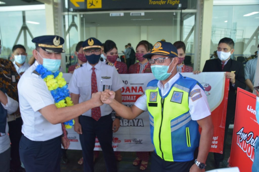 Terbang Perdana, Surabaya-Ternate Jadi Rute Domestik Ke-18 Yang Dilayani Bandara Juanda