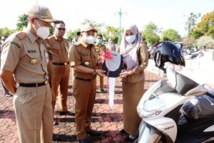 Bidan Desa se Kabupaten Tanah Bumu Terima Fasilitas Sepeda Motor untuk Operasional
