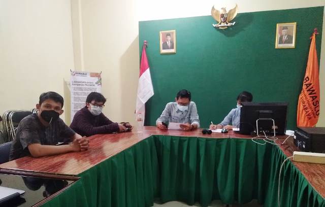 Curiga Bantuan BNPB untuk Kepentingan Kampanye, Warga Surabaya Lapor ke Bawaslu