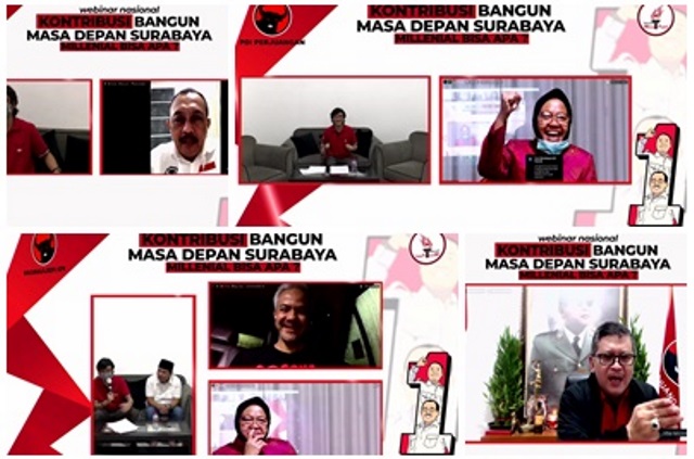 Konsolidasikan Anak Muda Untuk Kemenangan Eri-Armuji, TMP Surabaya Gelar Webinar Nasional
