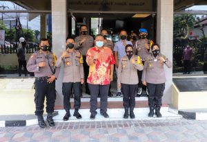 Koordinasi Pengamanan Malam Tahun Baru hingga Penanganan Covid-19, Plt Wali Kota Surabaya Kunjungi Polres Pelabuhan Tanjung Perak
