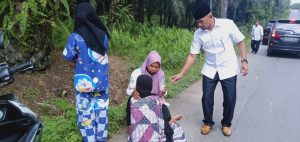 Jadi Korban Laka Sapi, Anak Pendukung Paslon Lawan Ditolong Tim ZR