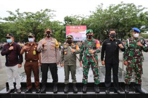Bupati Sudian Noor Ikuti Apel Pergeseran Pasukan Pengamanan TPS