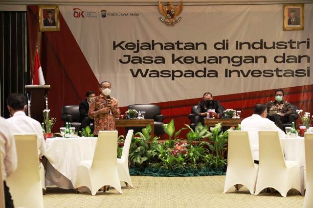 OJK Gelar Sosialisai Waspada Investasi Libatkan Anggota Kepolisian dan Aparatur Sipil Negara di Jawa Timur