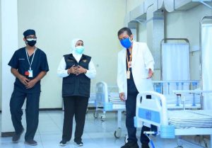 Pastikan Kapasitas RS Rujukan Cukup, Gubernur Khofifah Tambah 18 RS Rujukan COVID-19 baru dan RS Darurat