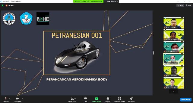 Rancangan Mobil Petranesian 001 Sabet Juara 2 Kontes Mobil Hemat Energi 2020