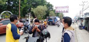 Cegah Gelombang Susulan Penyebaran Covid-19, Pemkab Tanbu Kembali Gelar Pembagian Masker