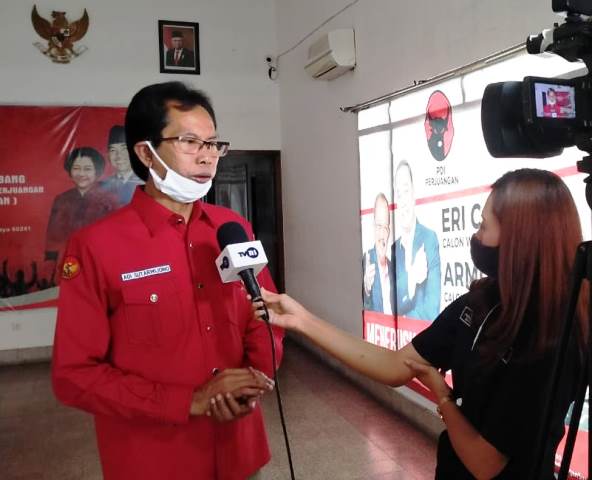 Ketua DPC PDIP Surabaya Ajak Warga Jaga Kampung Halau Politik Uang