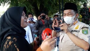 Tekan Angka Penyebaran Covid-19, Bupati Sudian Noor Pimpin Operasi Yustisi