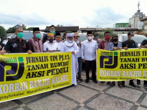 Antar Bantuan Korban Banjir, Jurnalis PJ13 Dilepas Zairullah Dengan Doa