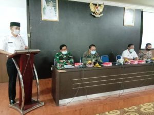 Kawal Vaksinasi Covid-19, Pemkab Tanbu Gelar Rakor dengan TNI dan Polri