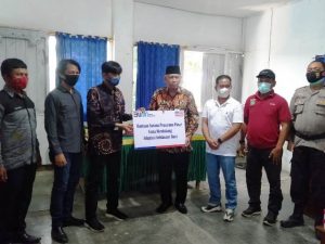 Pemkab Tanbu Terima Bantuan Prasarana Pasar dari BRI Cabang Batulicin