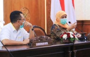Terima Kunjungan Gubernur NTB, Gubernur Khofifah Promosikan Kawasan Industri Halal di Jatim