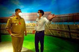 Tinjau Lokasi Museum Olahraga, Plt Wali Kota Whisnu Pastikan Kesiapan Sebelum Diresmikan