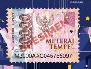Inilah Wajah Baru Meterai Tempel 2021