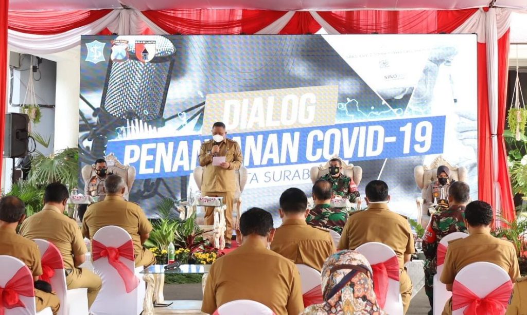Dengarkan Keluhan dari Bawah, Pemkot Gelar Dialog Penanganan Covid-19 di Kota Surabaya