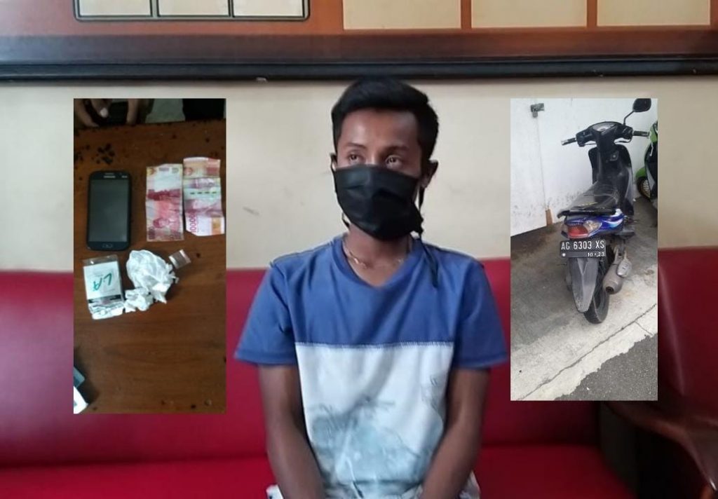 Simpan Narkoba Jenis Sabu, Pemuda Kota Kediri Diciduk Polisi