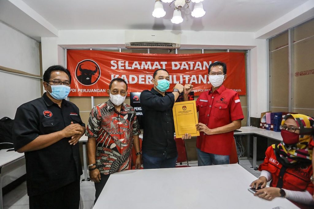 Sambut Pelantikan Eri Cahyadi-Armudji, PDIP Surabaya: Selamat Meneruskan Tongkat Estafet