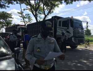 Gelar Operasi Gabungan, Dishub Kediri Kembali Sasar Truk Pasir