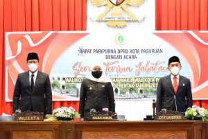 Sertijab Walikota-Wakil Walikota Pasuruan, Gubernur Khofifah Harapkan Kota Pasuruan Bisa Jadi Hub BTS