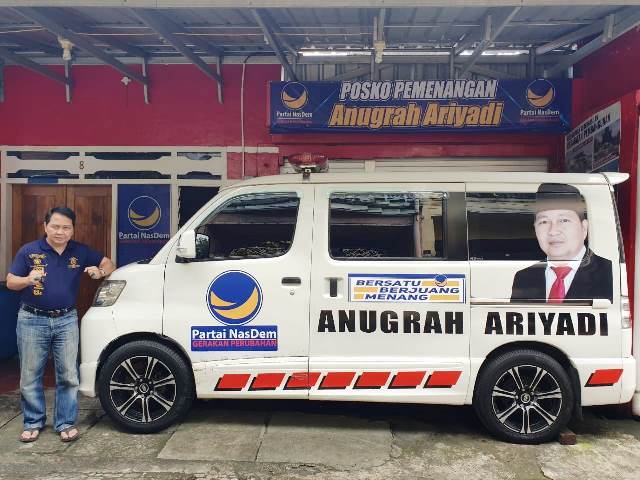 Panasi Mesin Politiknya di Partai Nasdem, Anugrah Ariyadi Buka Posko dan Branding Ambulance