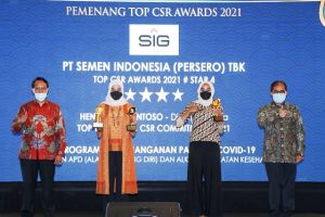 SIG Raih Tiga Penghargaan dalam Ajang TOP CSR Awards 2021