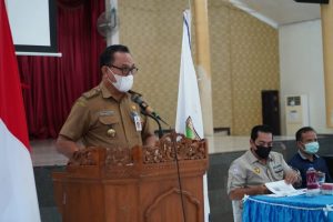 Tingkatkan Layanan Air Bersih dan Sanitasi, Bupati Tanbu Sampaikan Ini di Rakor KP-SPAMS