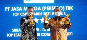 Terapkan Creating Shared Value, Jasa Marga Raih Penghargaan TOP CSR Awards 2021