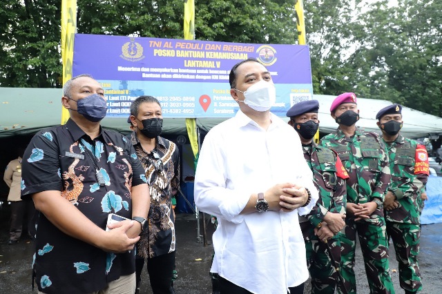 Dibantu Lantamal V, Pemkot Surabaya Bakal Salurkan Bantuan untuk Korban Bencana Alam NTT