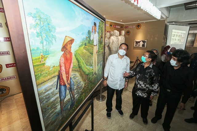 Wali Kota Eri Cahyadi Hadir di Syukuran Lukisan Pertemuan Bung Karno dan Marhaen