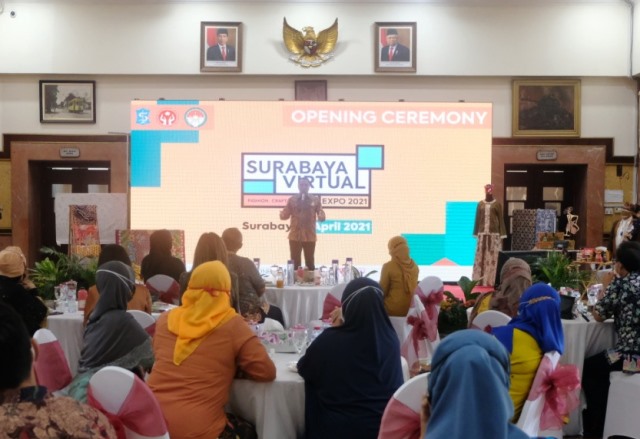 Bidik Pasar Internasional, Pameran Virtual UMKM Surabaya Resmi Dibuka