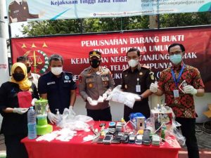 Perkaranya Inkracht, Sabu 1.813 Gram Dimusnahkan Kejari Tanjung Perak