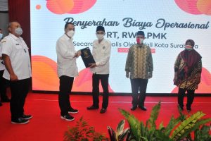 Wali Kota Eri Cahyadi Naikkan Biaya Operasional RT, RW dan LPMK 100 persen