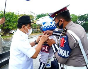 Bupati Zairullah Pimpin Apel Gabungan Operasi Ketupat Intan di Mapolres Tanbu
