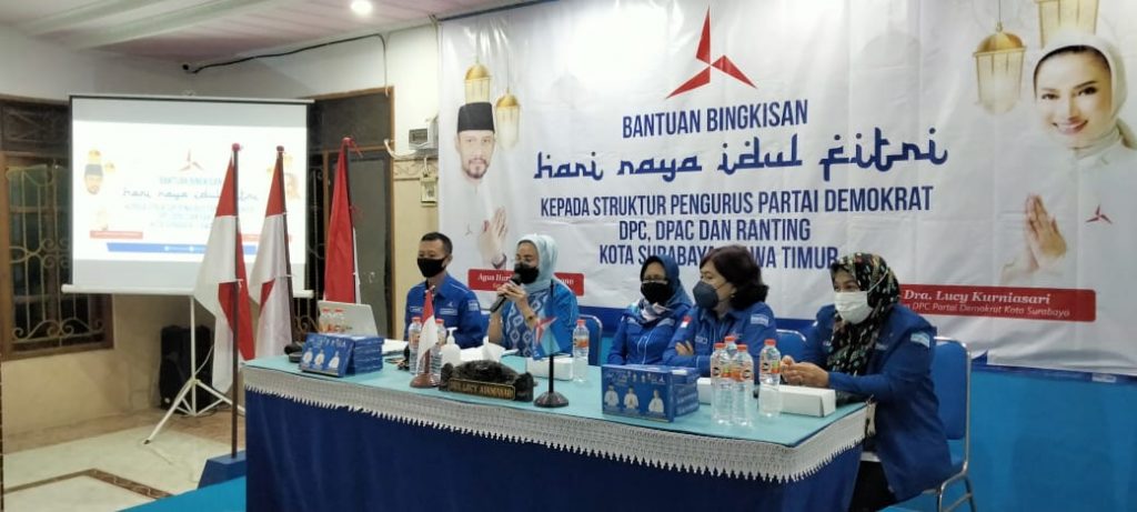 Partai Demokrat Surabaya Gelar Giat Peduli & Berbagi