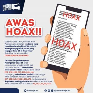 Beredar Pesan Berantai Kasus Covid-19 Jatim Meledak, Gubernur Khofifah Pastikan Itu Hoaks
