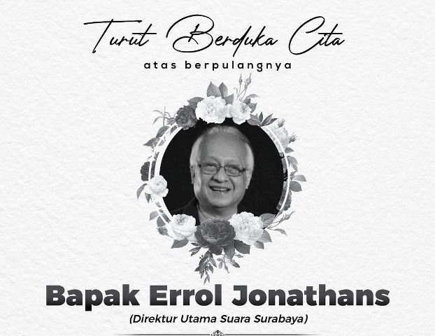 Dirut Radio SS Berpulang, Wali Kota Eri: Selamat Jalan Pak Errol, Surabaya Kehilangan