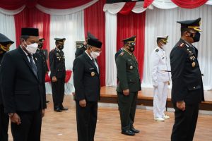 Wabup M.Rusli Hadir di Acara Peringatan HUT Bhayangkara ke 75 di Mapolres Tanah Bumbu