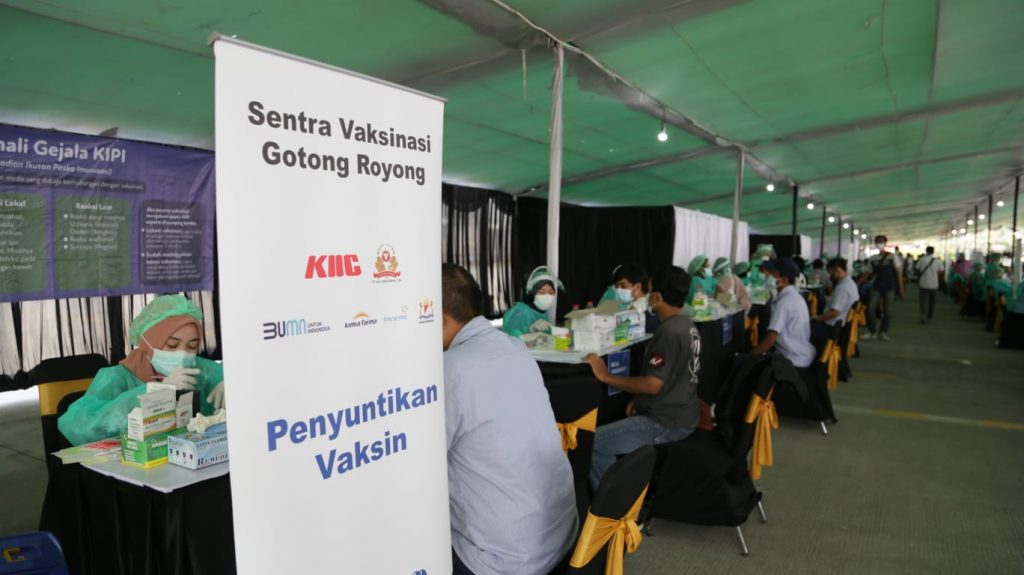 Sampoerna Menjadi Sentra Vaksinasi Gotong Royong di Kawasan Industrial Karawang