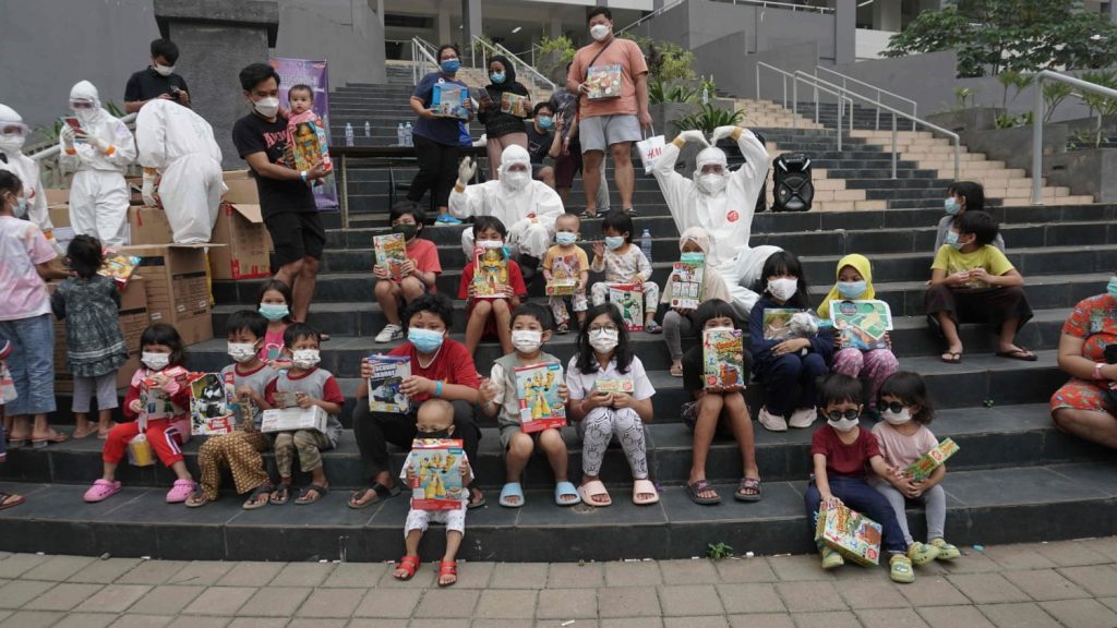 Hari Anak Nasional, Toys Kingdom Berikan 3.300 Mainan Edukatif untuk Pasien Anak di Wisma Atlet