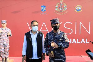 Sukses Gelar Vaksinasi Bersama Pemkot Surabaya, Pangkoarmada II Apresiasi Wali Kota Eri