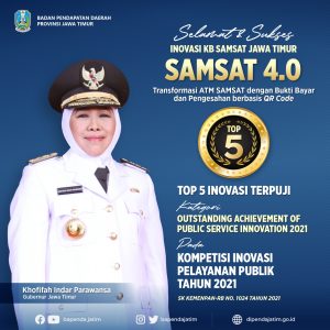 Inovasi Samsat 4.0 Jatim, Pengesahan Pajak Berbasis QR-Code Pertama Diterapkan di Indonesia