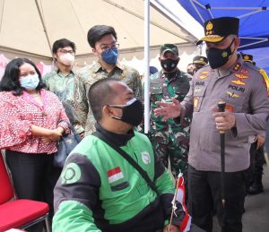 Tekan Penyebaran COVID-19, Polda Metro Jaya dan Gojek Siap Sukseskan Vaksinasi 3 Juta Warga Jakarta