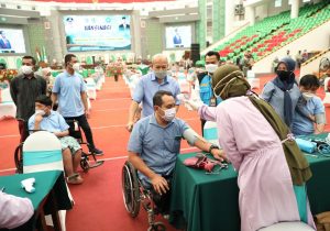 Gubernur Khofifah: Vaksinasi Bagi Disabilitas dan Vaksin Ketiga SDM Kesehatan Dimulai di Kota Malang