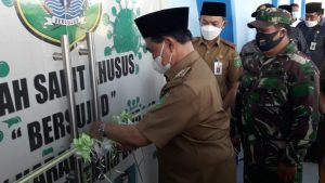 Bupati Zairullah Resmikan Rumah Sakit Darurat Covid 19 Tanah Bumbu