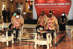 Peringati Hari Pramuka, Wawali Armuji Berkomitmen Hadirkan Pramuka di Masyarakat