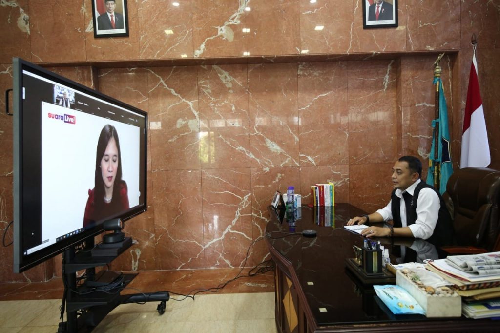 Wali Kota Eri Paparkan Berbagai Strategi Demi Capai Herd Immunity di Surabaya