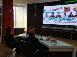 Pj. Gubernur Kalsel Minta Kabupaten/Kota Tangani Kasus Covid-19 Bersama sama, Ini Paparan Bupati Tanbu