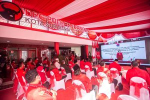 Berada di Area Paru-Paru Kota, Kantor PDIP Surabaya Diresmikan Megawati