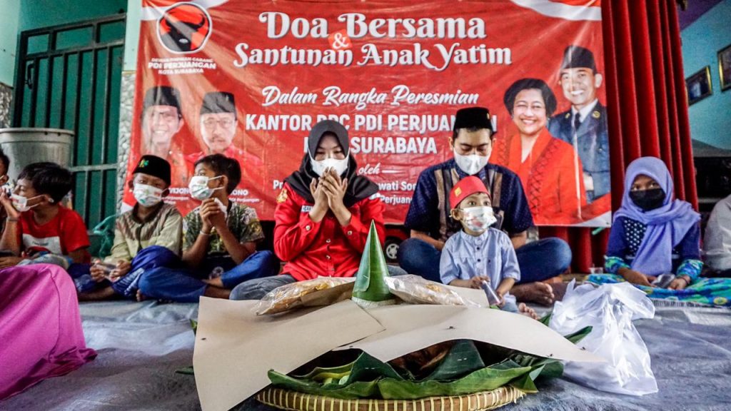 Doa Anak Yatim dan Khataman Al-Quran Iringi Peresmian Kantor PDIP Surabaya oleh Megawati